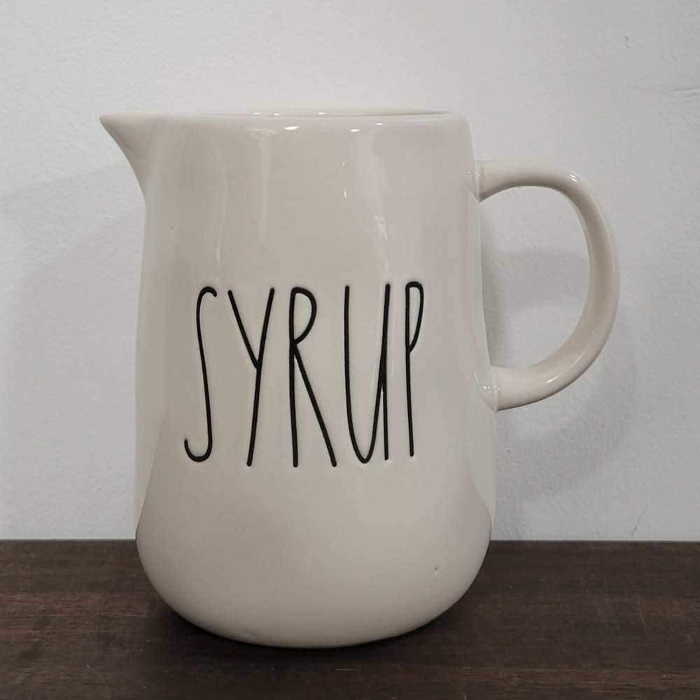 Rae Dunn Ceramic Syrup Pitcher